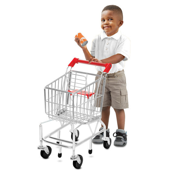 MD-4071 Shopping Cart Toy Metal Grocery 