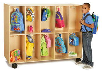 Classroom Backpack Storage & Coat Storage